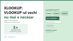 XLOOKUP vs VLOOKUP: de ce e timpul să faci schimbarea în firmă