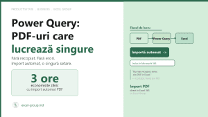 Power Query PDF: cum scapi de recopiat date în Excel