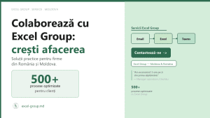 Colaborează cu Excel Group: cum optimizăm procesele firmei tale pas cu pas