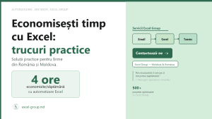 Cum economisești timp cu Excel: automatizări practice pentru orice departament